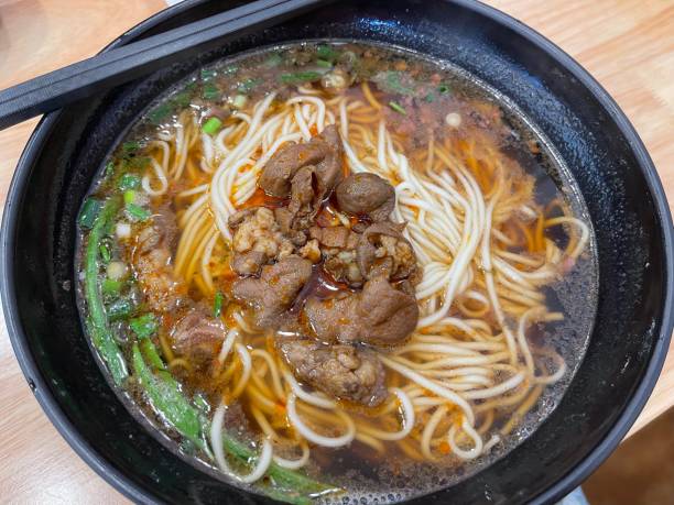 istock Noodles with Sauced Intestines 1351063336