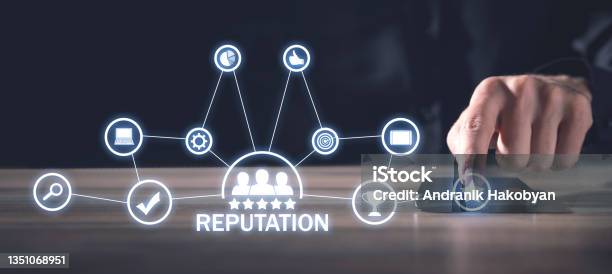 Concept Of Reputation Customer Relationship Business Stock Photo - Download Image Now