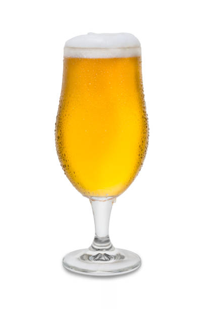 istock Full Belgium Ale with Condensation and Foam Head #4. 1351070302
