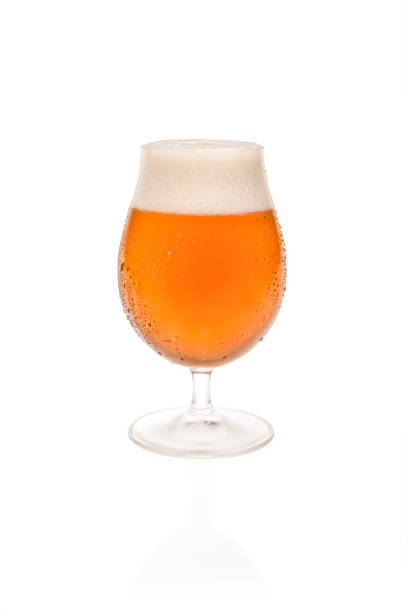istock Tulip Glass With Belgium Beer. 1351072493