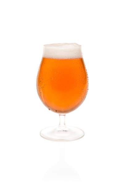 istock Tulip Glass With Belgium Beer. 1351072550