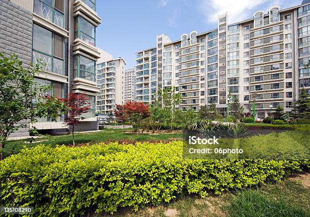 Modern Condominium Towers Stock Photo - Download Image Now - Apartment, Architecture, Blue