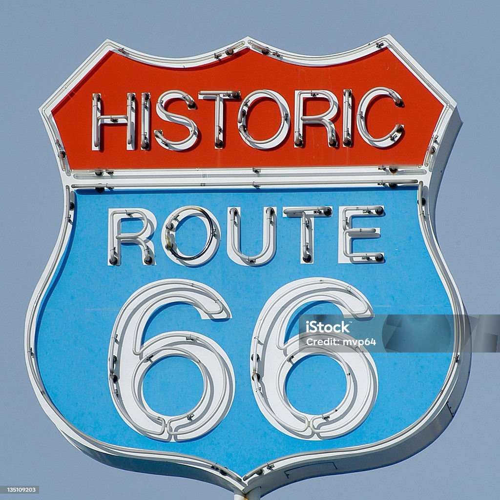 Route 66 - Royalty-free Estrada 66 Foto de stock