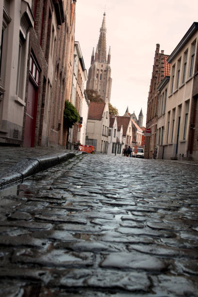 istock Old cobble stone street 1351093765