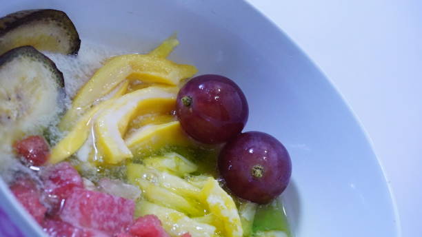 insalata - red grape grape fruit sweet food foto e immagini stock