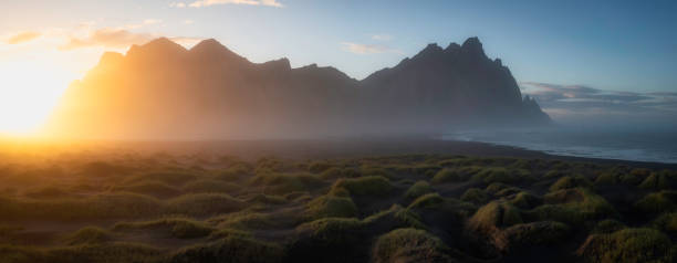 istock Vestrahorn Peaks Looming Over the Atlantic 1351096888
