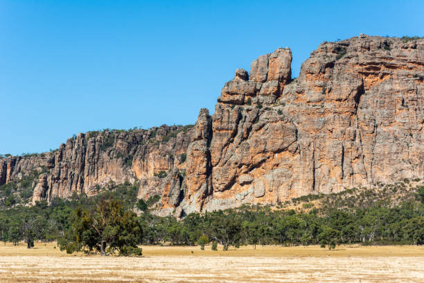 istock Sheer cliffs of Mount Arapiles in Victoria, Australia 1351100748