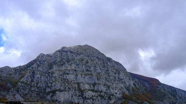 istock mountain landscape with cloudy sky, Basilicata, Italy 1351102085