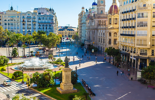 Town Hall Square in Valencia