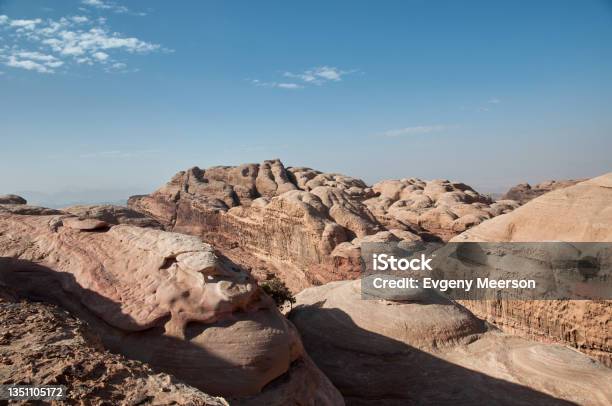 Sand Hills Of Wadi Rum Stock Photo - Download Image Now - Adventure, Aqaba, Beauty In Nature