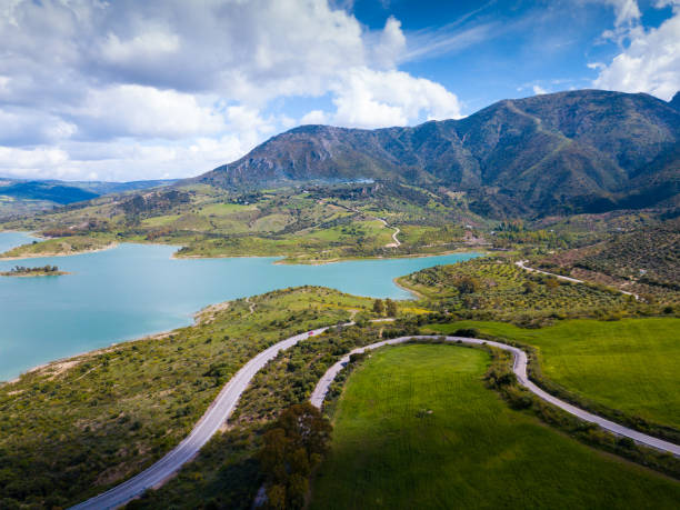 istock View of Zahara lake, Spain 1351105517