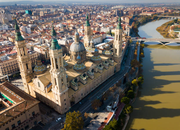 istock Aerial view of Saragossa 1351106497