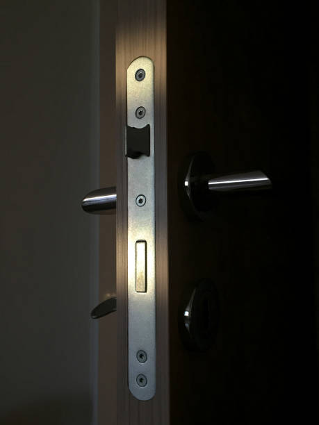 istock Interior door, doorknob and lock 1351109106