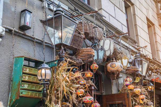 istock old mysterious decoration halloween house lanterns and cart mailbox 1351113705