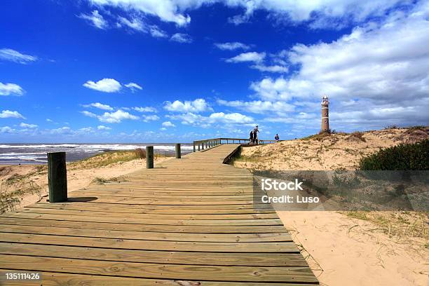 Faro José Ináciopunta Del Este - Fotografie stock e altre immagini di Uruguay - Uruguay, Spiaggia, Ambientazione esterna