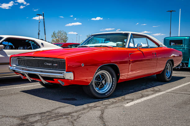 1968 dodge charger hardtop coupé - hardtop fotografías e imágenes de stock