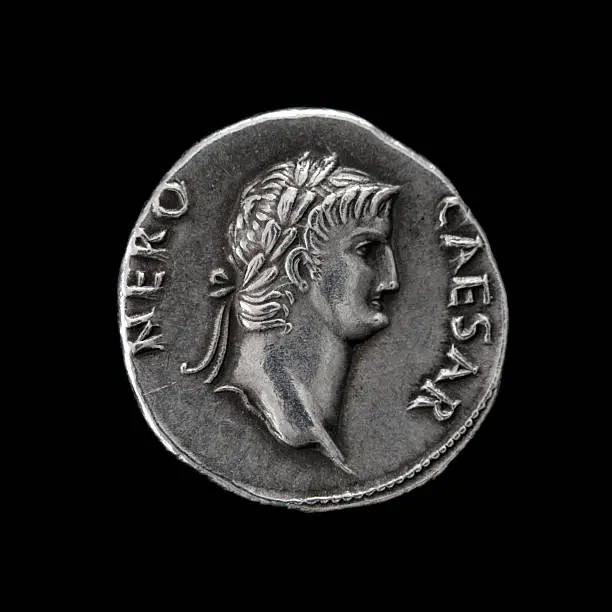 Roman Coin - Denarius - Nero