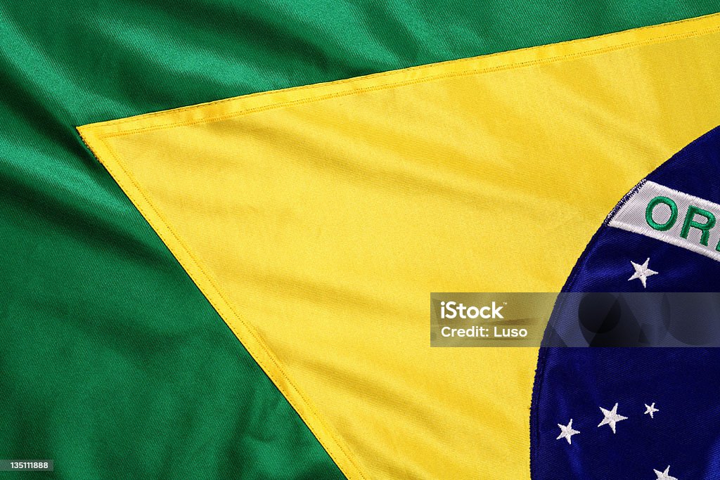Drapeau brésilien - Photo de Drapeau brésilien libre de droits