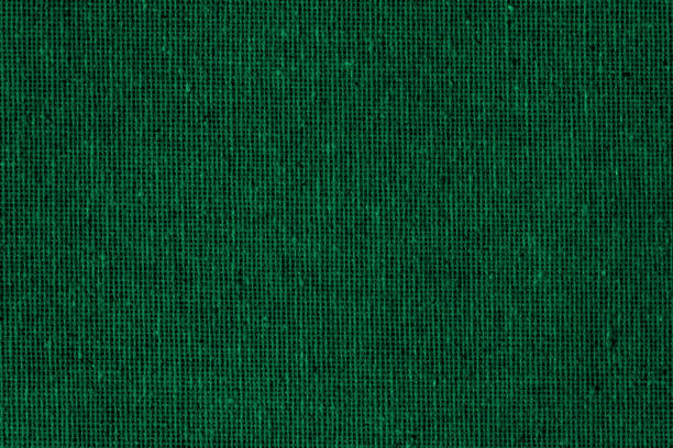 zielony ciemne tło worek z płótna juta lont tkanina siatka wzór siatka głębokie turkusowe boże narodzenie tekstura kopiuj przestrzeń makro fotografia - striped textile tablecloth pattern zdjęcia i obrazy z banku zdjęć