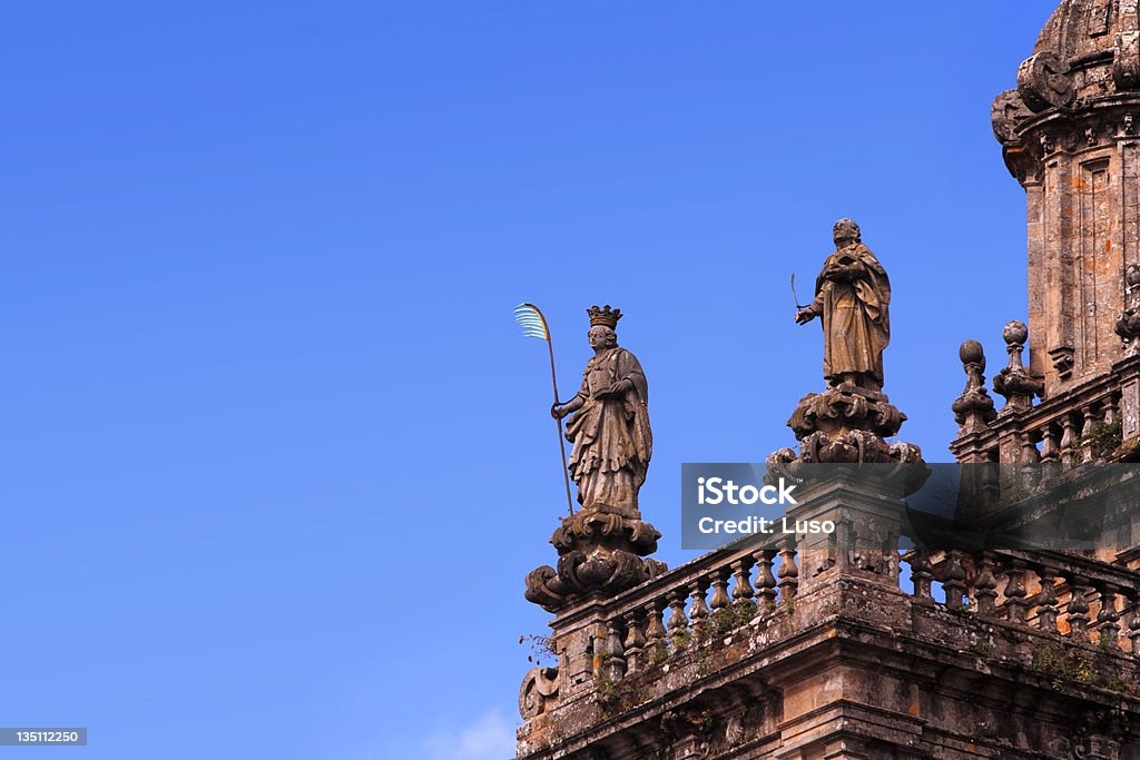 St. james-Top der Kathedrale - Lizenzfrei Santiago de Compostela Stock-Foto