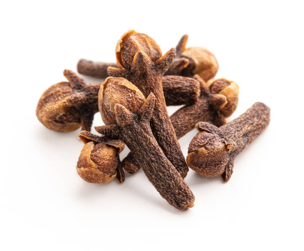 istock Dry cloves on white background. 1351124517