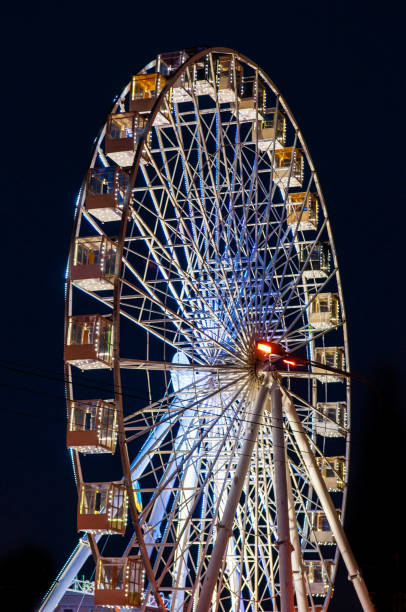 istock Ferris Wheel Against Night Sky 1351146104