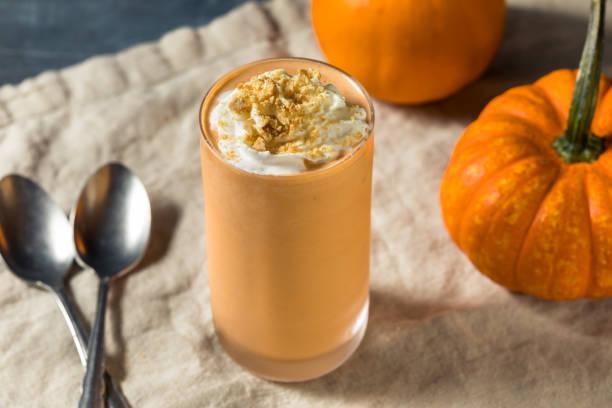 istock Homemade Frozen Pumpkin Pie Milkshake 1351156974