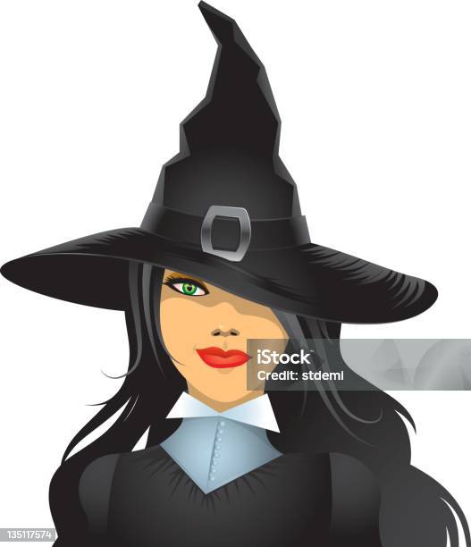Witch Stock Illustration - Download Image Now - Witch, Evil, Beauty
