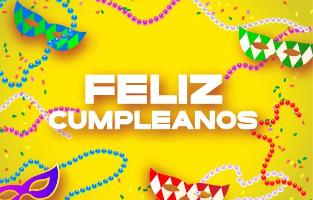 istock Birthday poster. Colorful background and decorate text. 1351179181