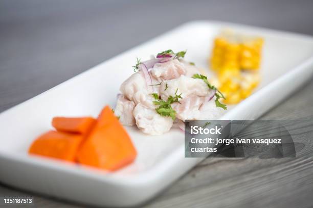 Tropical Ceviche Stock Photo - Download Image Now - Appetizer, Colombia, Color Image