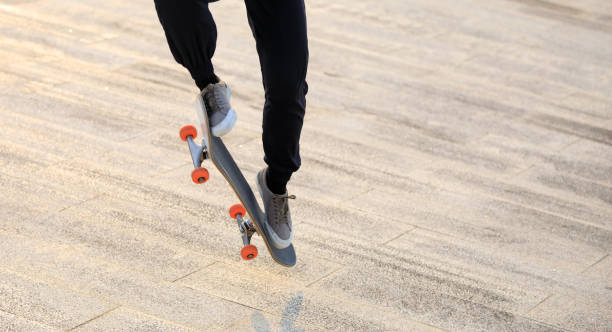 istock Skateboarder skateboarding outdoors in city 1351193900