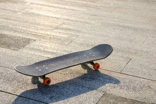 istock Skateboard ready for riding at park 1351194892