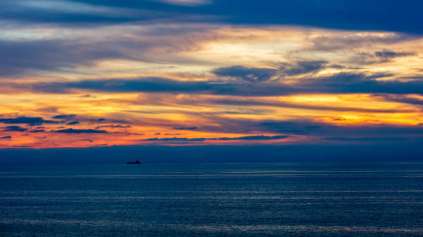 istock Sunset at the Del Mar beach 1351195833
