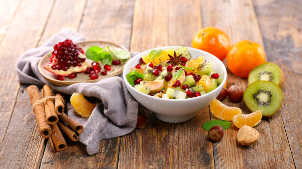 istock winter fresh fruit salad with ingredient 1351206838
