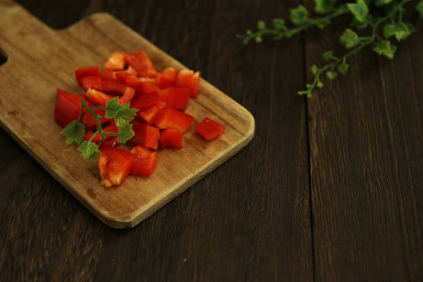 istock Paprika cut into pieces and cooked 1351208639