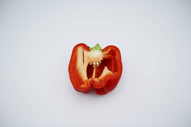 istock One paprika on a white background 1351208689