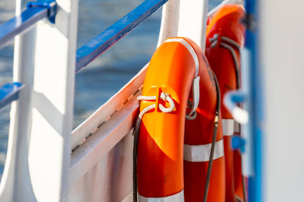 istock close-up lifebuoy on a boat 1351209557
