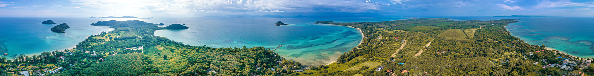 Koh Mak tropical island and its paradise beach near koh Chang, Trat, Thailand, south east Asia
