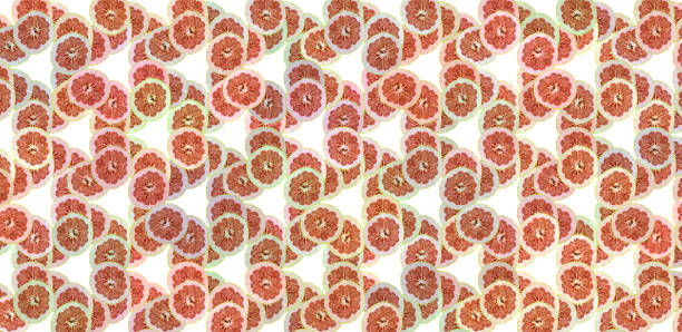 Orange fruit pattern