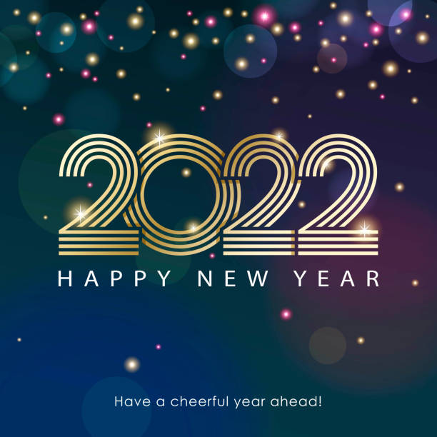 ilustraciones, imágenes clip art, dibujos animados e iconos de stock de celebraciones de año nuevo 2022 - glitter blue background blue backgrounds