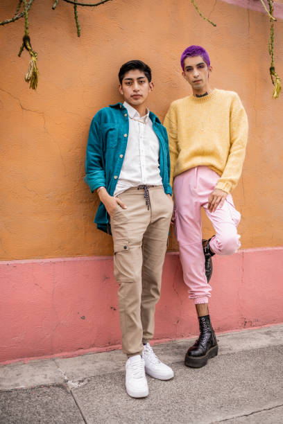 istock Portrait of the two young men 1351219431