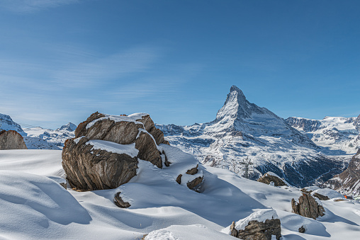 The Matterhorn is one of the famoust mountainpeaks in Switzerland and the alps