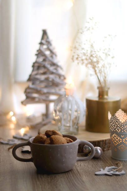 istock Cookies, Candles and Chrismas Decorations 1351237319