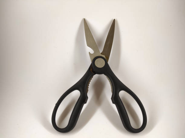 istock Black stainless scissor - stock photo 1351239277