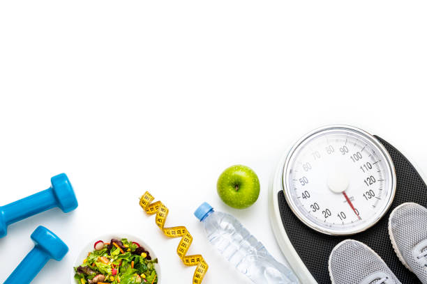 istock Healthy eating and weight loss concept with copy space 1351239632