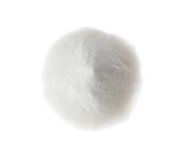 istock Pile of baking soda isolated on white, top view 1351241308