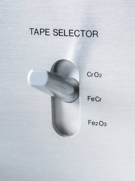 istock tape recorder, buttons close-up 1351253212