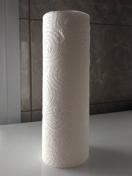 istock Paper towel on the kitchen counter 1351254175