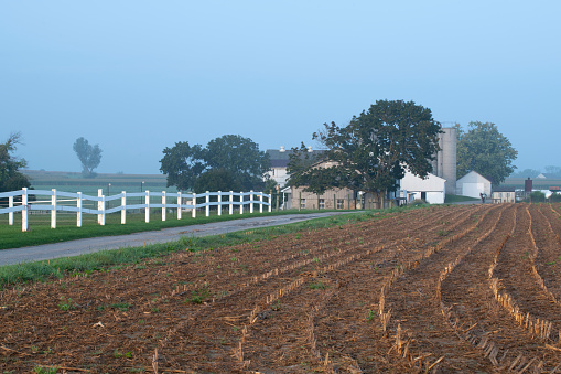 Farm in Amish Country, Lancaster, Pennsylvania, USA