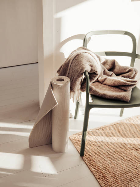istock Yoga still life indoors a home 1351266791